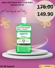 Agarta Ağız Bakım Suyu Ferah Nefes Alkolsüz 250 Ml