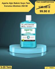 Agarta Ağız Bakım Suyu Tam Koruma Alkolsüz 250 Ml