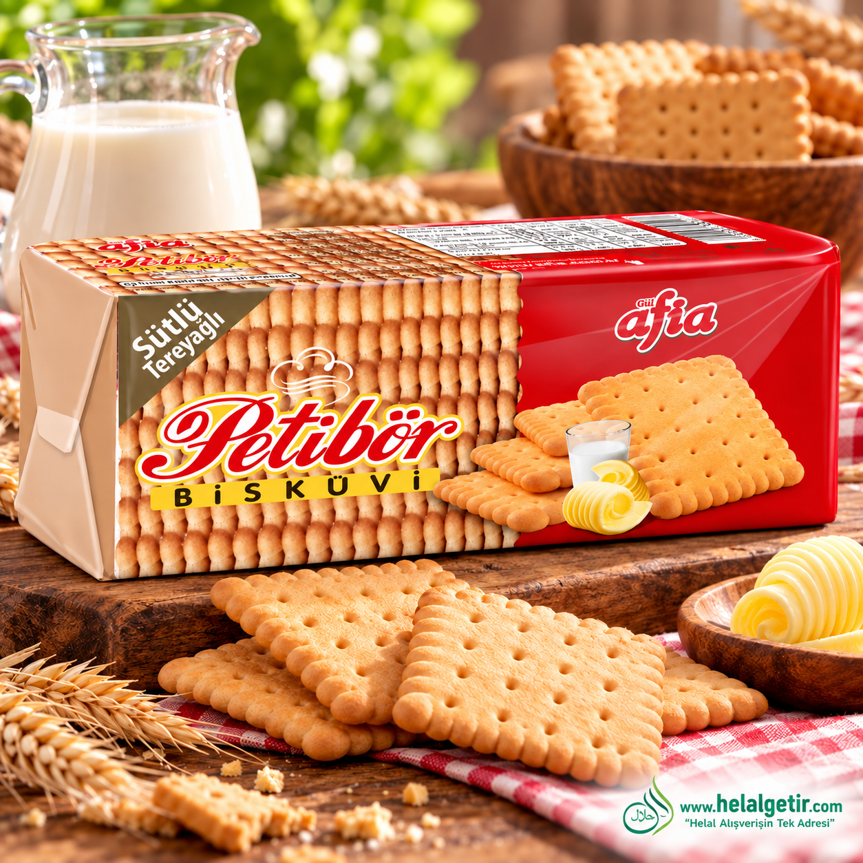 Afia Sade Petibör Bisküvi 180gr
