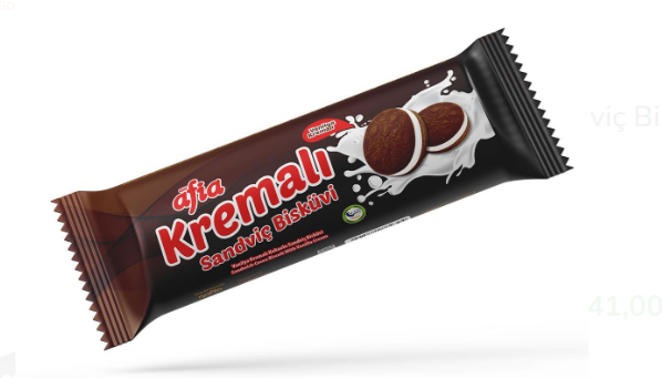 Afia Kakao Kremalı Sandviç Bisküvi 60 Gr