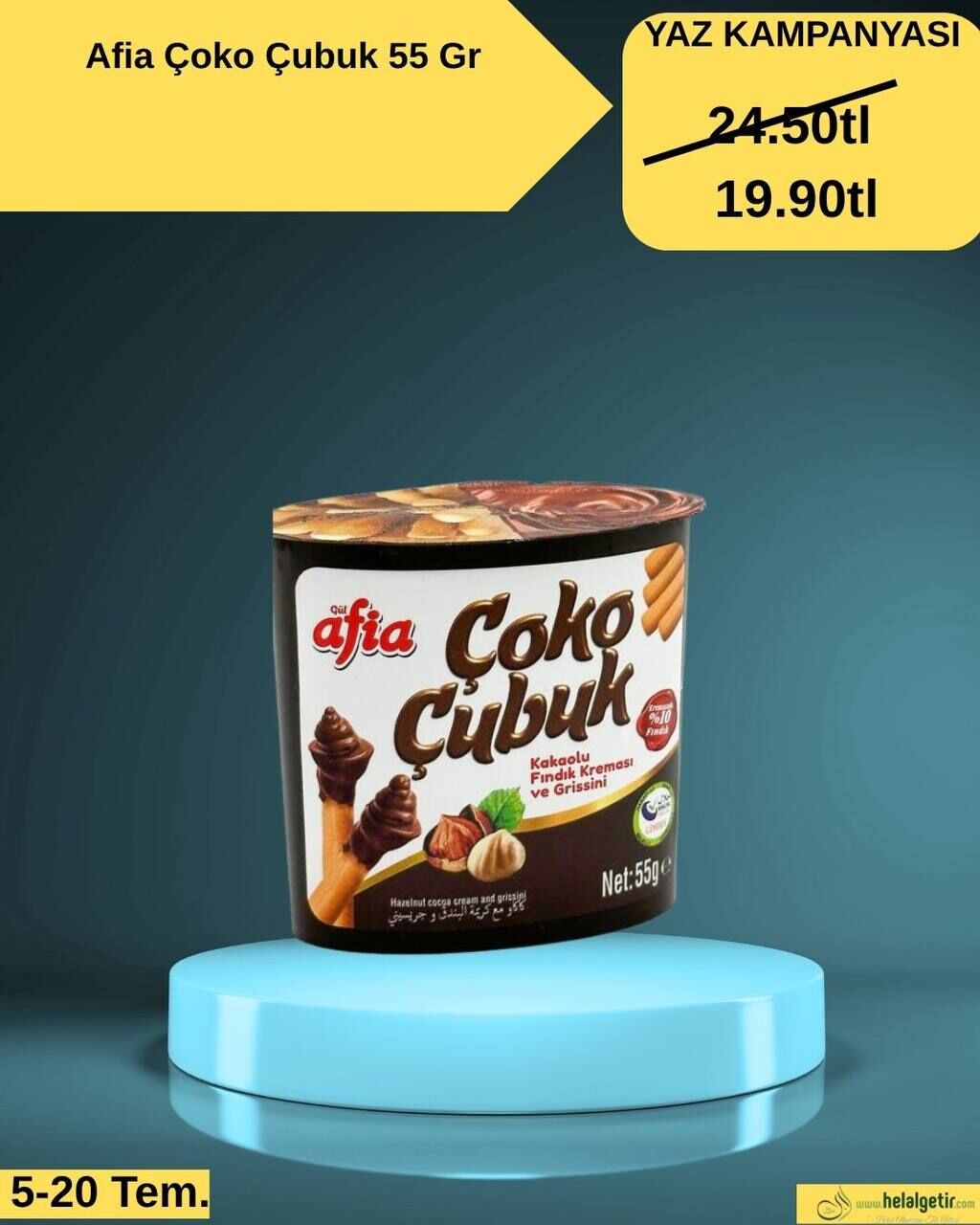 AFİA ÇOKO ÇUBUK 55 GR.