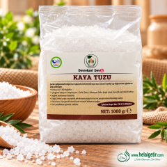 DEVREKANİ Doğal Çankırı Kaya Tuzu Sofrada Öğütmelik ''Granül'' - 1 KG