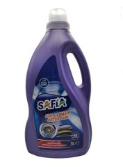 Safia Bitkisel Sıvı Çamaşır Makine Deterjanı Renkliler 3 Lt