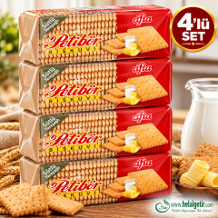 Afia Sade Petibör Bisküvi 180Gr 4lü Set