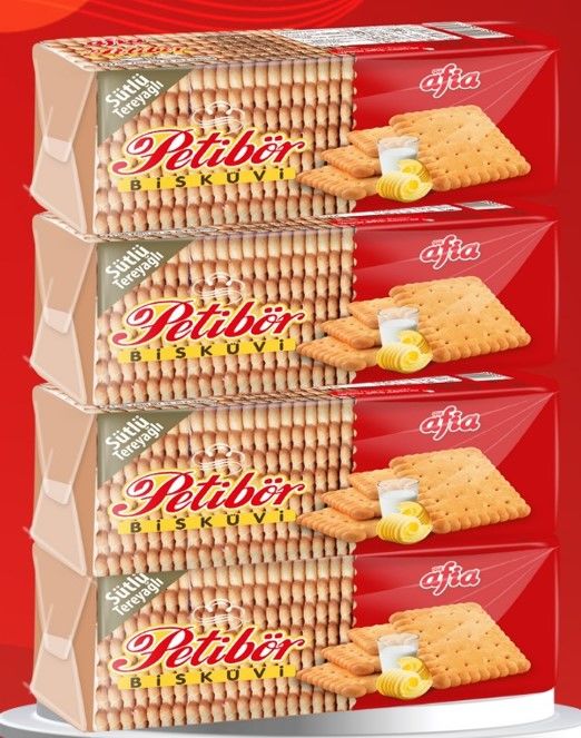 Afia Sade Petibör Bisküvi 180Gr- 4'lü Set