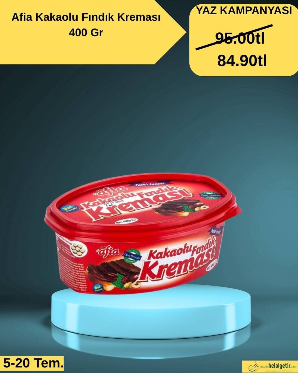 Afia Kakaolu Fındık Kreması 400 Gr
