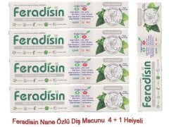 Feradisin Diş Macunu Nane Özlü 5 li Set