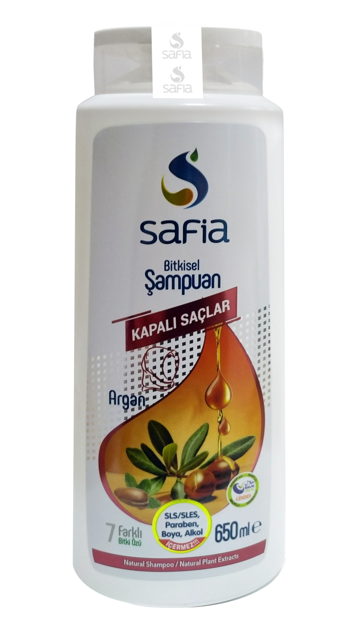 Safia Kapalı Saçlar İçin Şampuan 650ML