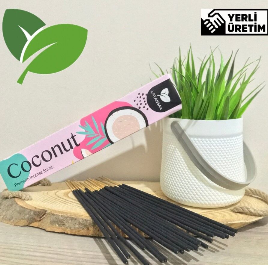 Layansa HİNDİSTAN CEVİZİ(COCONUT) ÇUBUK TÜTSÜ