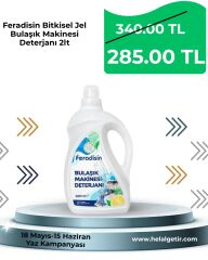 Feradisin Bitkisel Jel Bulaşık Makinesi Deterjanı 2lt