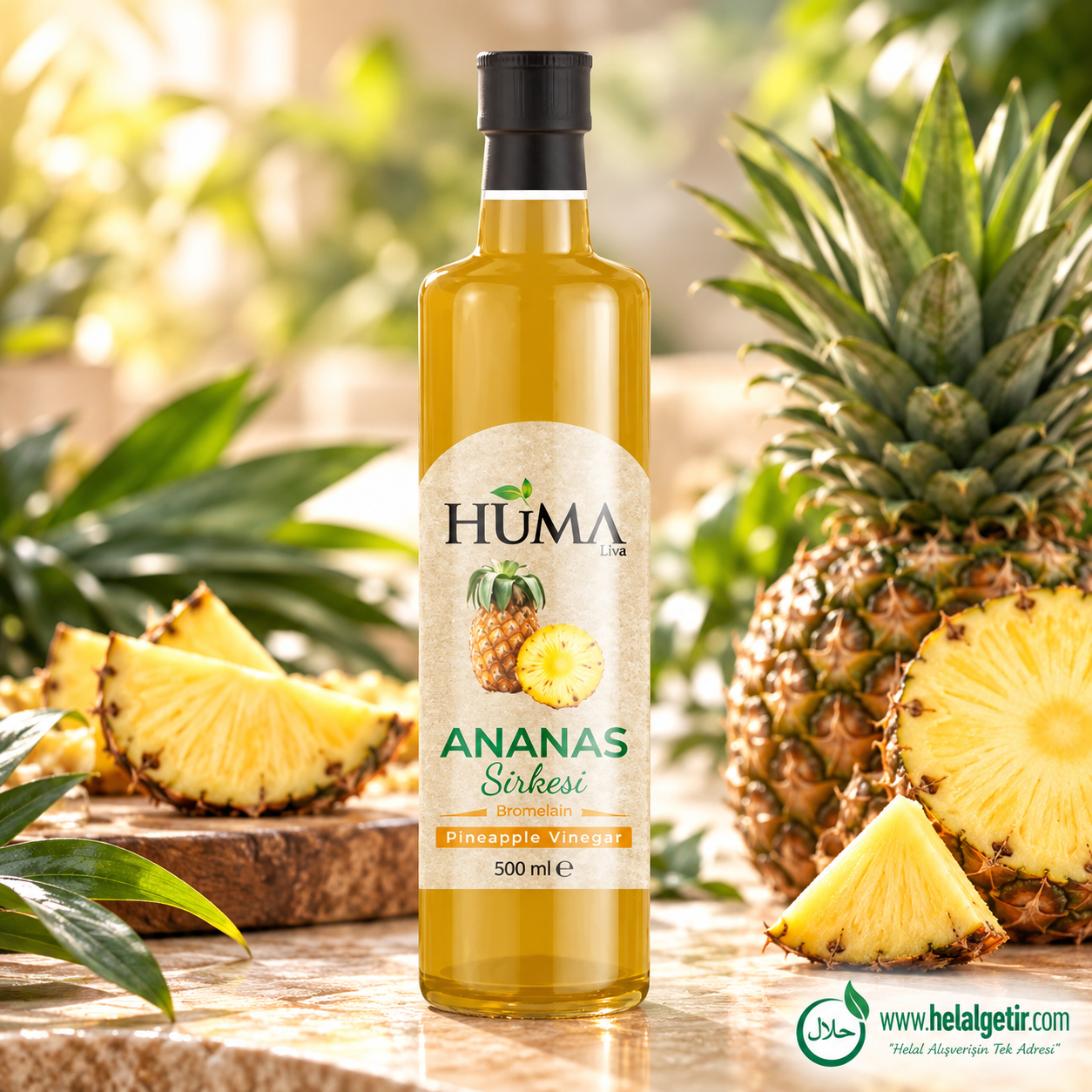 Huma Ananas Sirkesi 500 ml
