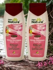 Naturex Kapalı / Güneş Görmeyen Saçlar İçin Şampuan 400Ml*2li Set