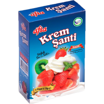 Afia Krem Şanti Sade (2*75gr)
