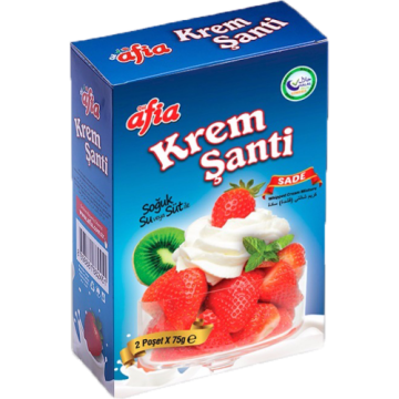 Afia Krem Şanti Sade (2*75gr)