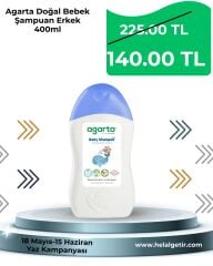 Agarta Doğal Bebek Şampuan Erkek 400ml