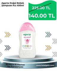Agarta Doğal Bebek Şampuan Kız 400ml