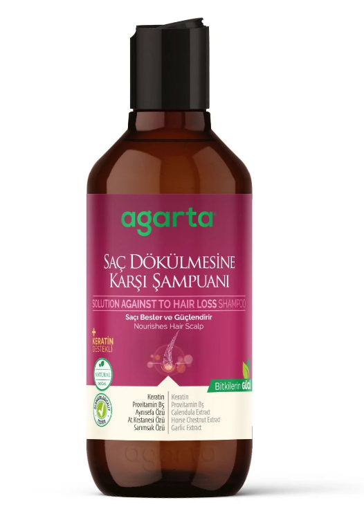Agarta Doğal Şampuan Şaç Dökülmesine Karşı Çözüm 400 ml