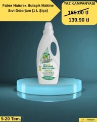 Faber Naturex Bulaşık Makine Sıvı Deterjanı (1 L Şişe)