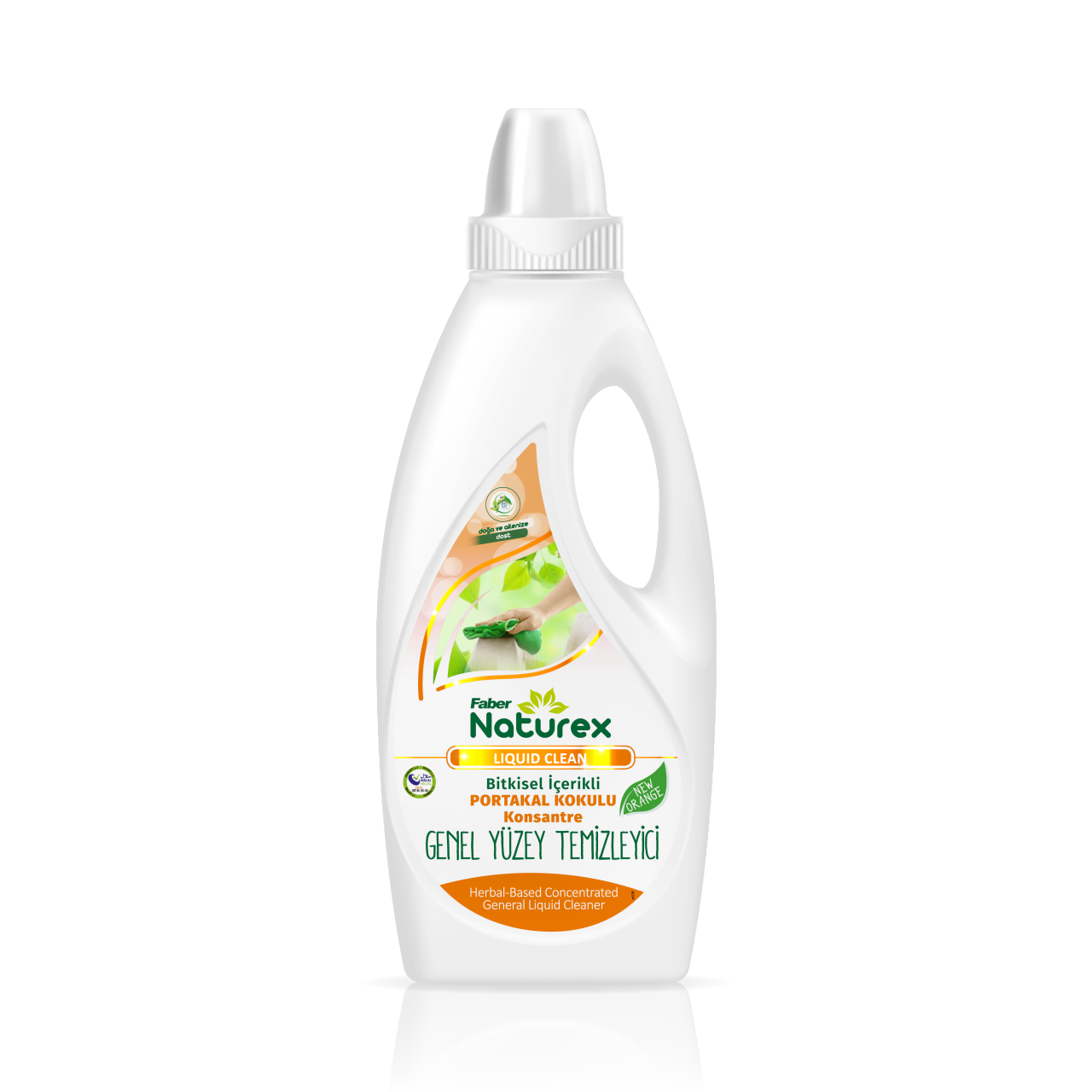 Faber Naturex Portakallı Yer ve Yüzey Genel Temizleyici (1 L Şişe)