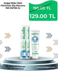Agarta Doğal Bitki Özlü Diş Macunu 100 Ml