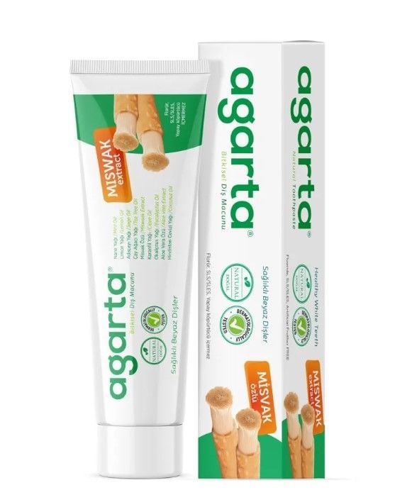 Agarta Doğal Misvak Özlü Diş Macunu 100ml