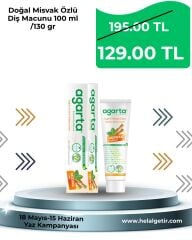 Agarta Doğal Misvak Özlü Diş Macunu 100ml