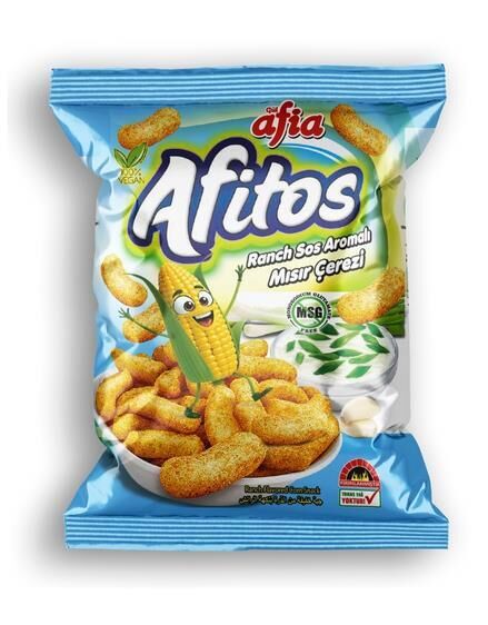 Afia Afitos Ranch Aromalı Mısır Çerezi 50 Gr
