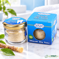 YASİR MİSVAK TOZU DOSSO CAM ŞİŞE 10 GR