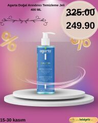 Agarta Doğal Arındırıcı Temizleme Jeli 400 ML