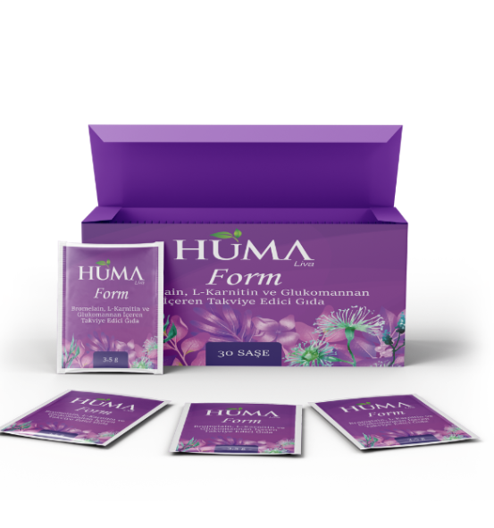 Huma Liva Form: Bromelain, L-Karnitin ve Glukomannan İçeren Takviye Edici Gıda