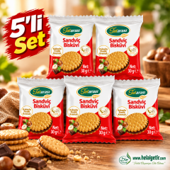 Tatarası Kremalı Sandviç Bisküvi 30 GR 5li set