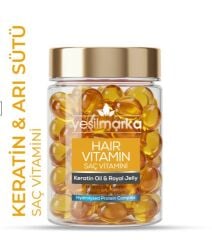 Yeşilmarka Saç Vitamini - Keratin Oil & Royal Jelly (30 Kapsül) 15 ml