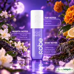 Sobe Parfüm Mist – Night Glow | Zarif ve Büyüleyici Bir Çiçek Bahçesi 100 ml