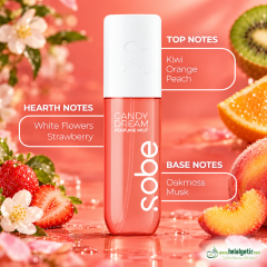 Sobe Parfüm Mist - Candy Dream | Doğal Tazelik ve Zarafetin Buluşması 100 ml