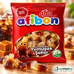 Afia Afibon Karamel Aromalı Yumuşak Şeker 80 Gr