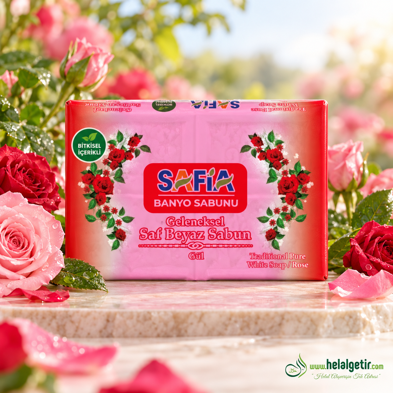Safia Gül Banyo Sabunu 600 Gr