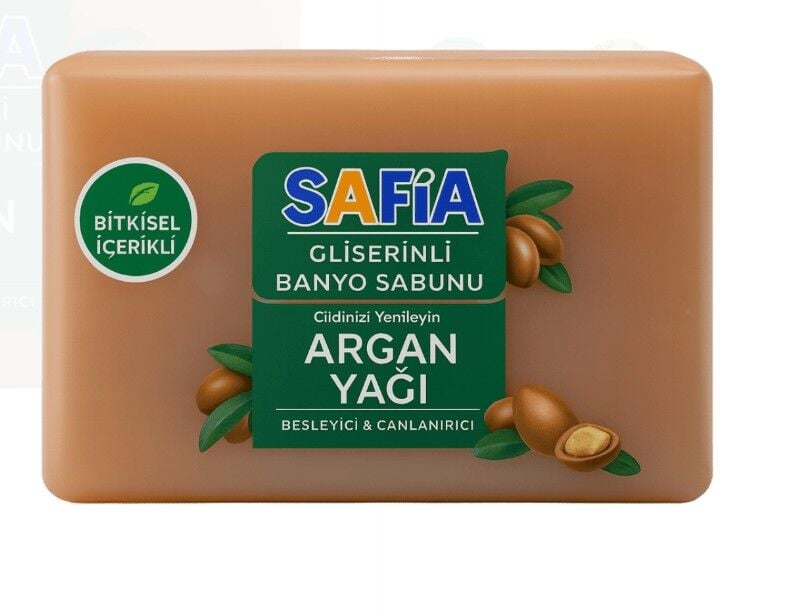 Safia Gliserinli Argan Yağlı Banyo Sabunu 150 Gr
