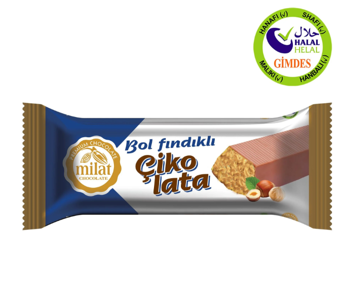 Milat Krema Dolgulu Bol Fındıklı Çikolata 25 g