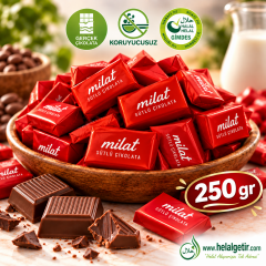 Milat Napoliten Dökme Sütlü Çikolata 250 g