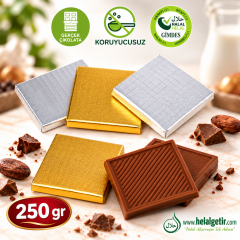 Milat Altın/Gümüş Sargılı Sütlü Madlen Çikolata 250gr