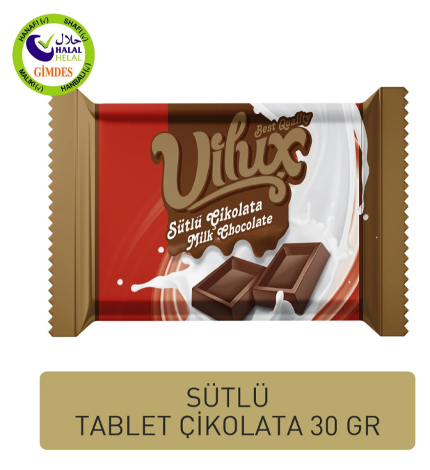 Milat Vilux Sütlü Tablet Çikolata 30 g