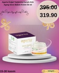Agarta Doğal Yaşlanma Karşıtı Antı Agıng Gece Bakım Kremi 50 ml