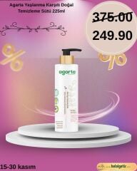 Agarta Yaşlanma Karşıtı Doğal Temizleme Sütü 225ml