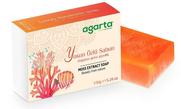 Agarta Doğal Yosun Özlü Sabun 150gr