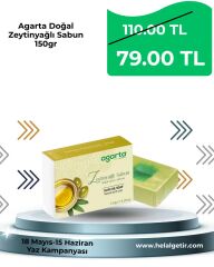 Agarta Doğal Zeytinyağlı Sabun 150gr