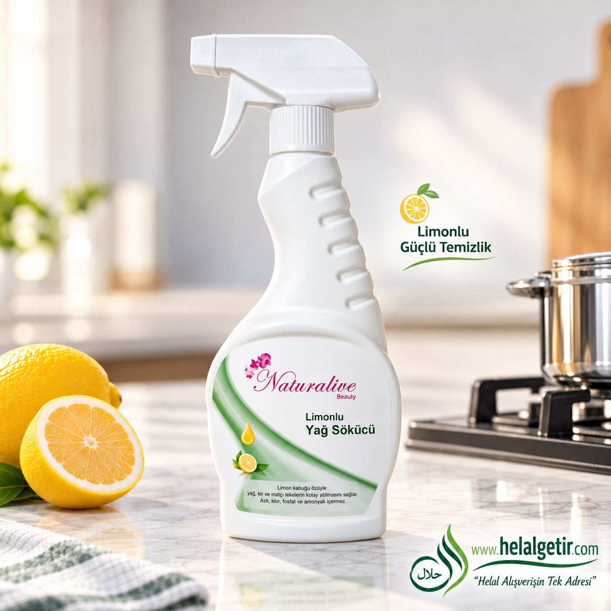 Naturalive Limonlu Yağ Çözüzü 500ml