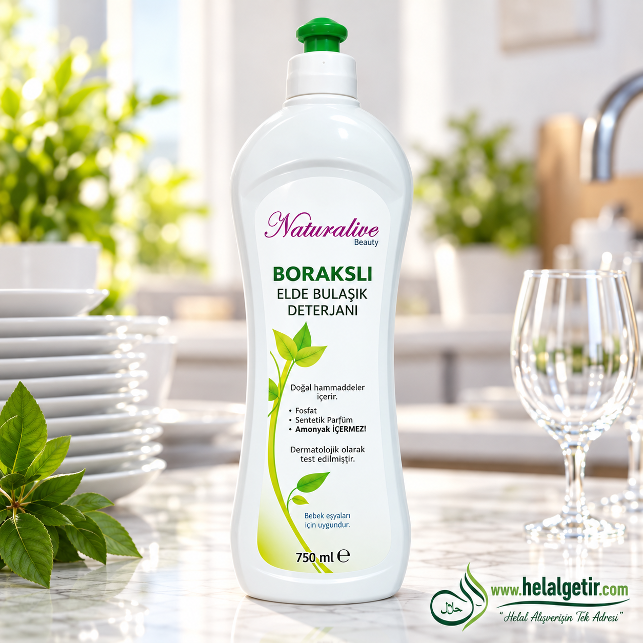 Naturalive Elde Bulaşık Deterjan 750ml