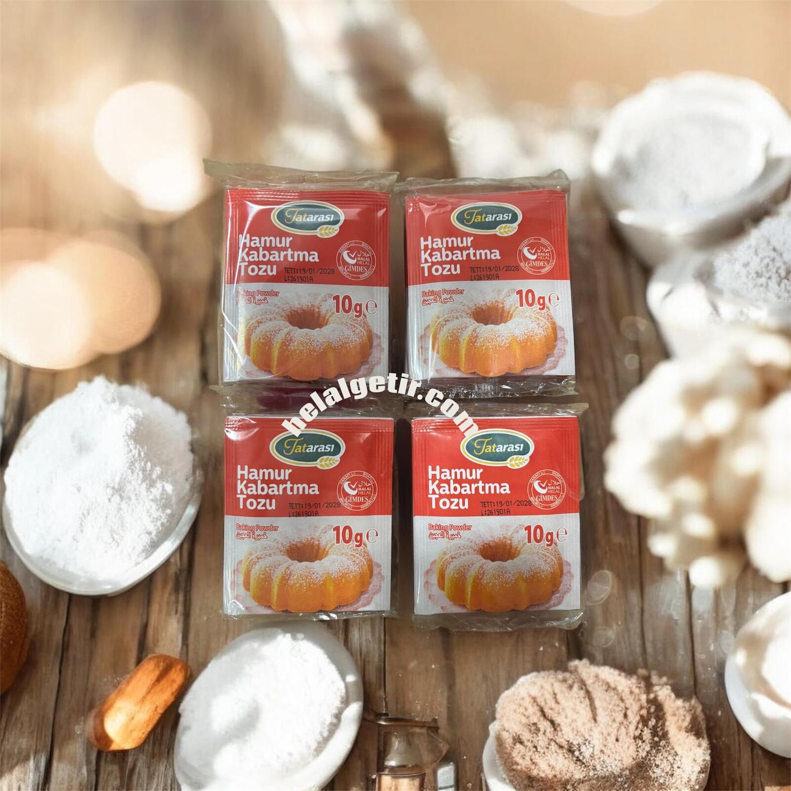 Tatatası Hamur Kabartma Tozu 10*10gr 4lü Set