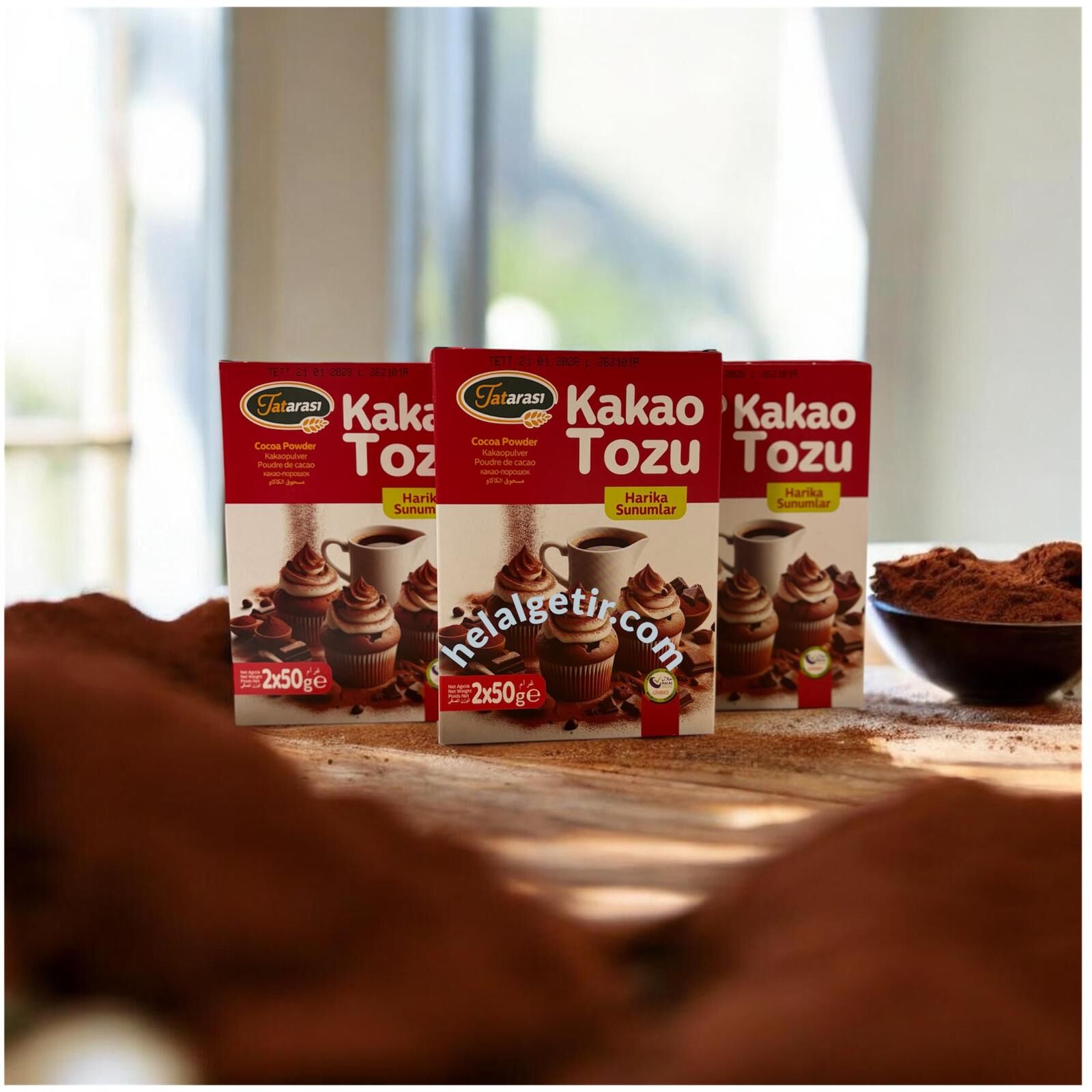 Tatarası Kakao Tozu 100gr* 3lü Set