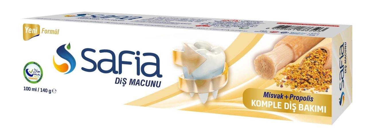 Safia Diş Macunu Misvak + Propolis (100 Gr)